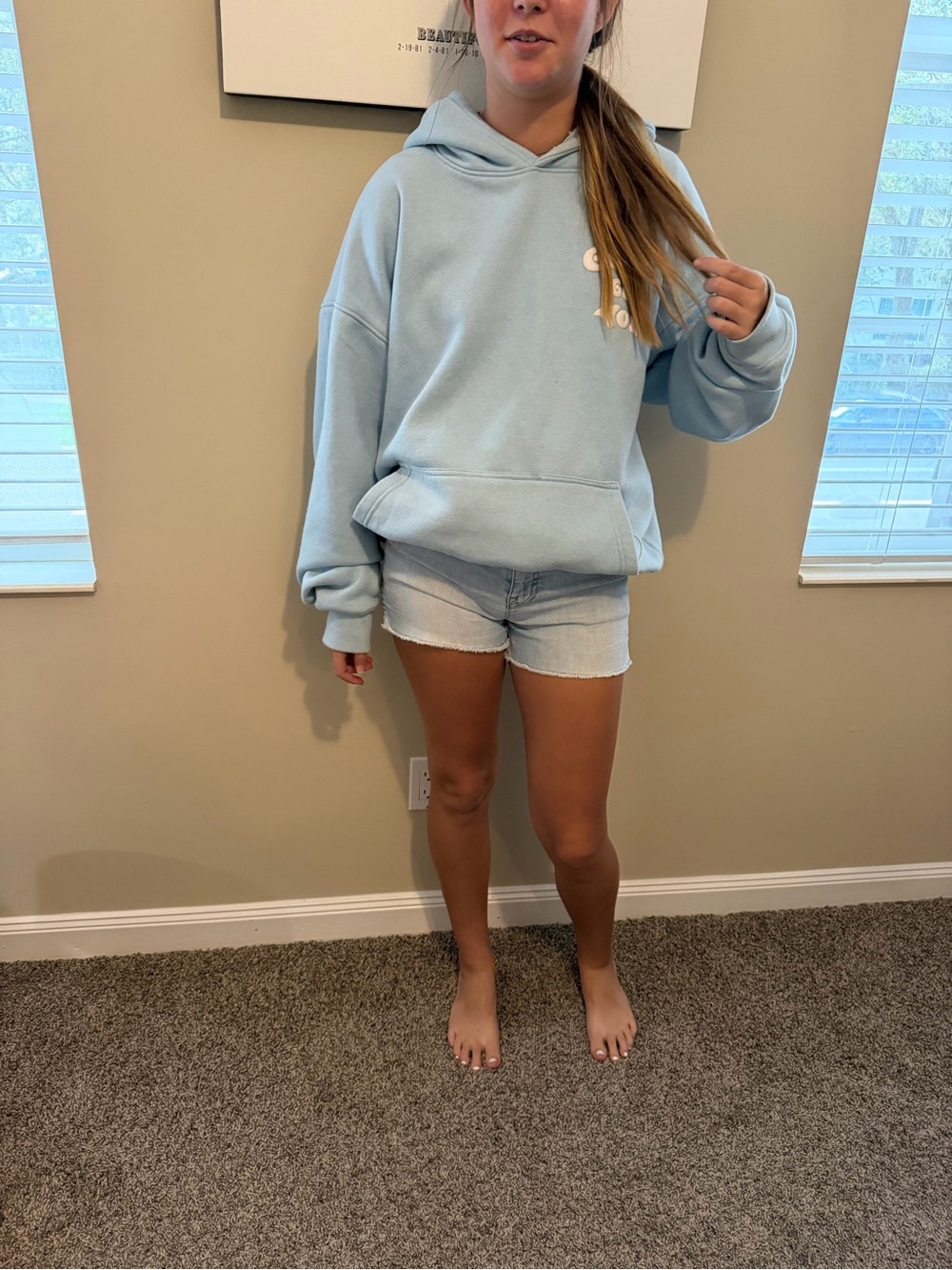 Route 66 Light Blue Denim Jean Shorts